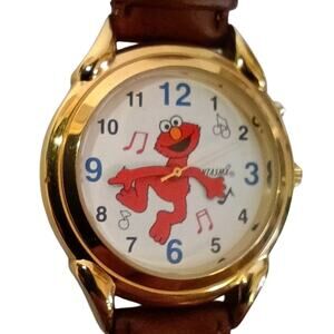 Vintage Fantasma Elmo Hands Sesame Street Jim Henson Watch